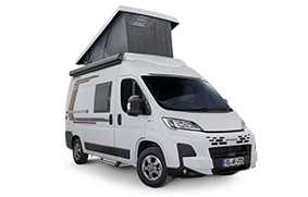 Pop-up-taget camper van