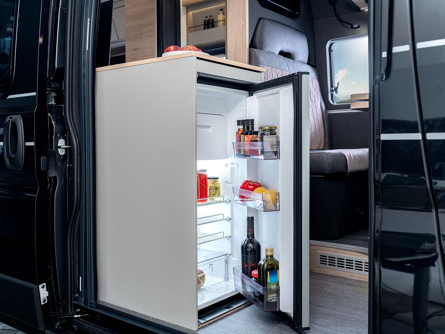 KNAUS BOXTIME refrigerator detail