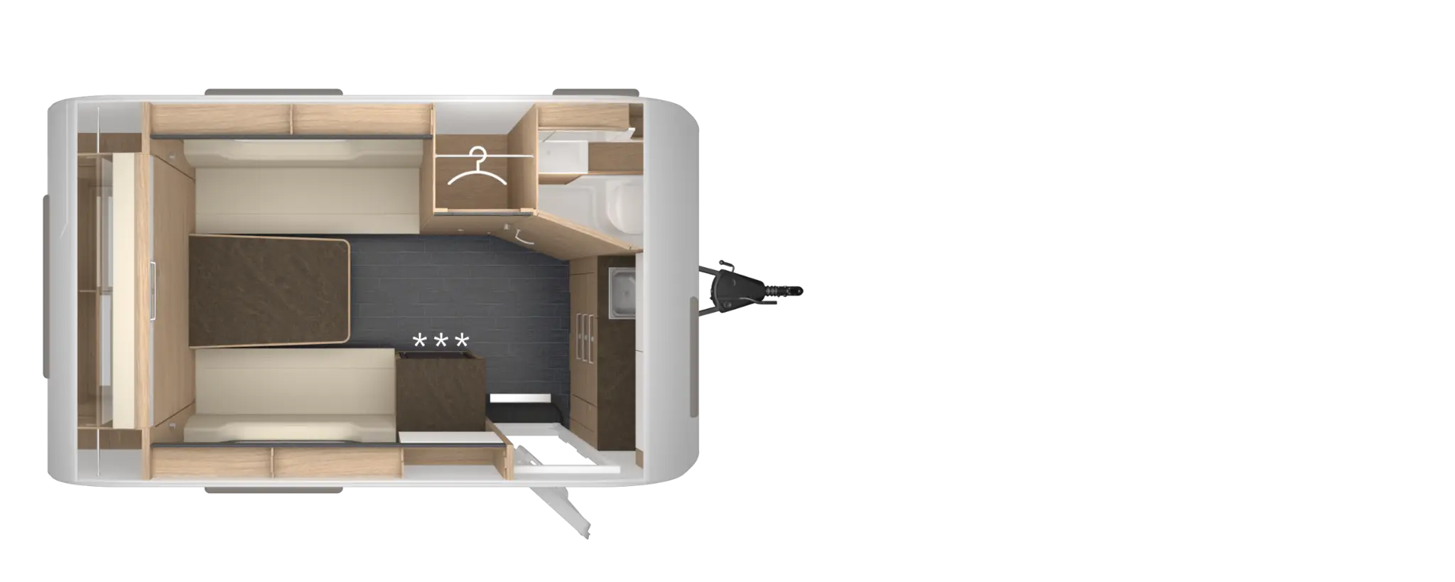 TABBERT Pantiga 390 WD - Floor plan day